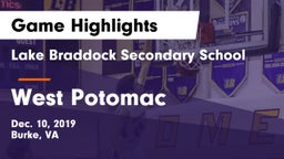 Lake Braddock Secondary School vs West Potomac  Game Highlights - Dec. 10, 2019