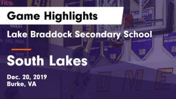 Lake Braddock Secondary School vs South Lakes  Game Highlights - Dec. 20, 2019