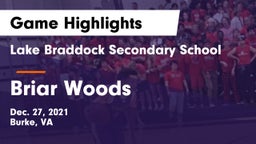 Lake Braddock Secondary School vs Briar Woods  Game Highlights - Dec. 27, 2021