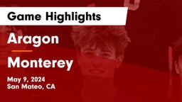 Aragon  vs Monterey  Game Highlights - May 9, 2024