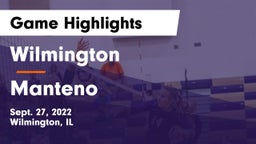 Wilmington  vs Manteno  Game Highlights - Sept. 27, 2022