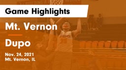 Mt. Vernon  vs Dupo Game Highlights - Nov. 24, 2021