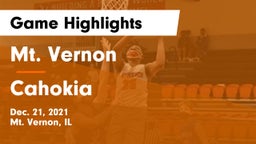 Mt. Vernon  vs Cahokia  Game Highlights - Dec. 21, 2021