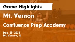 Mt. Vernon  vs Confluence Prep Academy  Game Highlights - Dec. 29, 2021