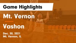 Mt. Vernon  vs Vashon  Game Highlights - Dec. 30, 2021