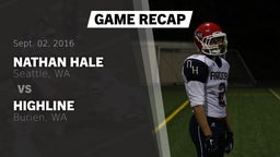 Recap: Nathan Hale  vs. Highline  2016