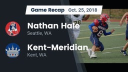 Recap: Nathan Hale  vs. Kent-Meridian   2018
