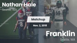 Matchup: Nathan Hale vs. Franklin  2018