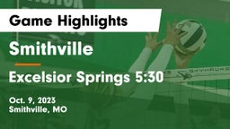 Smithville  vs Excelsior Springs 5:30 Game Highlights - Oct. 9, 2023