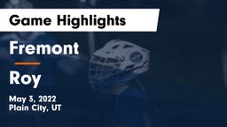 Fremont  vs Roy  Game Highlights - May 3, 2022