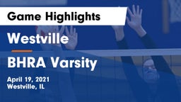 Westville  vs BHRA Varsity Game Highlights - April 19, 2021