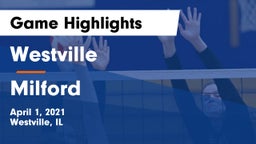 Westville  vs Milford  Game Highlights - April 1, 2021