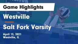 Westville  vs Salt Fork Varsity Game Highlights - April 13, 2021