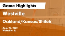 Westville  vs Oakland/Kansas/Shiloh Game Highlights - Aug. 25, 2022