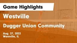Westville  vs Dugger Union Community   Game Highlights - Aug. 27, 2022