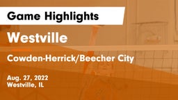Westville  vs Cowden-Herrick/Beecher City Game Highlights - Aug. 27, 2022