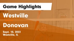 Westville  vs Donovan Game Highlights - Sept. 10, 2022