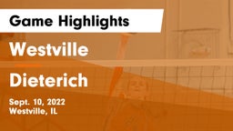 Westville  vs Dieterich Game Highlights - Sept. 10, 2022