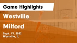 Westville  vs Milford Game Highlights - Sept. 13, 2022