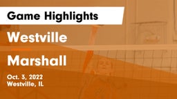 Westville  vs Marshall Game Highlights - Oct. 3, 2022