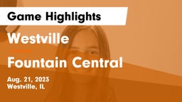 Westville  vs Fountain Central  Game Highlights - Aug. 21, 2023