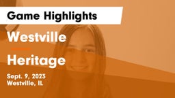 Westville  vs Heritage Game Highlights - Sept. 9, 2023