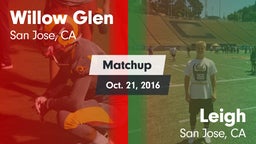 Matchup: Willow Glen High vs. Leigh  2016