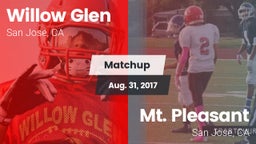 Matchup: Willow Glen High vs. Mt. Pleasant  2017