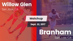 Matchup: Willow Glen High vs. Branham  2017