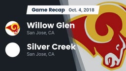 Recap: Willow Glen  vs. Silver Creek  2018