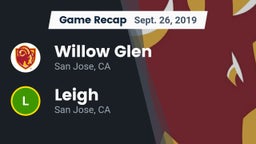 Recap: Willow Glen  vs. Leigh  2019