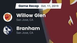 Recap: Willow Glen  vs. Branham  2019