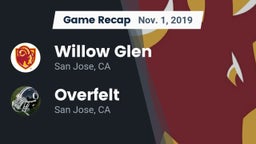 Recap: Willow Glen  vs. Overfelt  2019