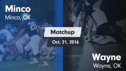 Matchup: Minco  vs. Wayne  2016