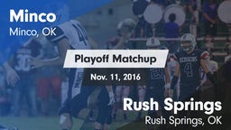 Matchup: Minco  vs. Rush Springs  2016