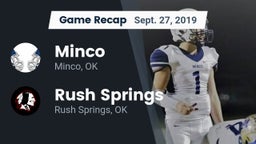 Recap: Minco  vs. Rush Springs  2019
