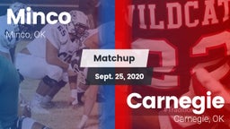 Matchup: Minco  vs. Carnegie  2020