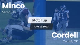 Matchup: Minco  vs. Cordell  2020