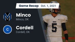 Recap: Minco  vs. Cordell  2021