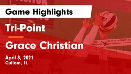 Tri-Point  vs Grace Christian Game Highlights - April 8, 2021