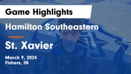 Hamilton Southeastern  vs St. Xavier  Game Highlights - March 9, 2024