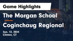 The Morgan School vs Coginchaug Regional  Game Highlights - Jan. 12, 2024