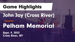John Jay  (Cross River) vs Pelham Memorial  Game Highlights - Sept. 9, 2022