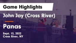 John Jay  (Cross River) vs Panas  Game Highlights - Sept. 13, 2022