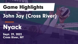 John Jay  (Cross River) vs Nyack  Game Highlights - Sept. 29, 2022