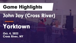John Jay  (Cross River) vs Yorktown  Game Highlights - Oct. 4, 2022