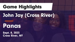 John Jay  (Cross River) vs Panas  Game Highlights - Sept. 8, 2023