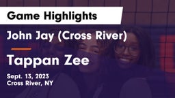 John Jay  (Cross River) vs Tappan Zee  Game Highlights - Sept. 13, 2023