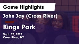 John Jay  (Cross River) vs Kings Park   Game Highlights - Sept. 23, 2023