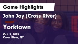 John Jay  (Cross River) vs Yorktown  Game Highlights - Oct. 5, 2023